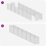  Povišeni vrtni krevet Antracit 600 x 40 x 55 cm | shoptok.hr