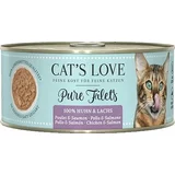 Cat's Love Pure Filets mokra hrana "Losos & Piščanec"