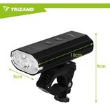 Trizand LED svjetlo za bicikl od 1300lm + stražnje svjetlo | shoptok.hr