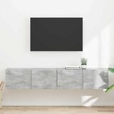 vidaXL TV stenska omara 2 pcs Beton 60 x 31 x 29.5 cm Konstruiran les | Shoptok.si