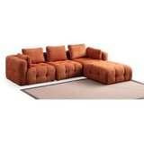 Atelier Del Sofa amaris 3 seater with pouffe orange ugaona sofa | ePonuda.com