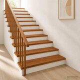  Stepenica 4 kom. 110 x 30 x 2 cm Smeđa Čvrsto Hrastovo Drvo | shoptok.hr