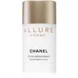 Chanel allure homme dezodorans u stiku bez aluminija 75 ml za muškarce