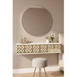 Hanah home komoda Arex 120, 120 cm, bela / travertin / zlatna | Eponuda.com