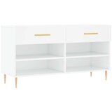  Klupa za cipele bijela 102 x 35 x 55 cm od konstruiranog drva | shoptok.hr