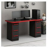 Hanah home gejming sto phoenix 3 black red