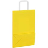  Papirnate vrećice 250 kom s ručkama žute 21x11x31 cm | shoptok.hr