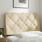 Maison Chic posteljno vzglavje - vzglavna omarica - vzglavna stranica krem 90 cm blago, (21704233) | Shoptok.si