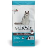 Schesir SSuva hrana za mačke Sterilized & Light, Riba, 10kg Cene
