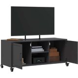 vidaXL TV omarica črna 100,5x39x43,5 cm hladno valjano jeklo, (21242102) | Shoptok.si