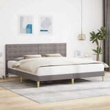  Okvir za krevet Sivosmeđa 180 x 200 cm Tkanina - Sivosmeđa 180 x 200 cm | shoptok.hr