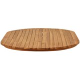  Gornji dio stola 120 x 70 x 3,5 cm Ovalni Čvrsto teak drvo | shoptok.hr