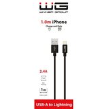 Winner Group - USB kabl Lightning / USB-A 1 m crna | Eponuda.com