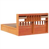 vidaXL Okvir kreveta bez madraca voštano smeđi 200x200 cm od borovine | shoptok.hr