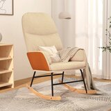  The Living Store Gugalni stol kremno belo blago - Gugalni Stol, (21483606) Cene