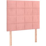 Maison Chic Posteljno vzglavje - Vzglavna omarica 2 kosa roza 90x5x78/88 cm žamet, (22078160) | Shoptok.si