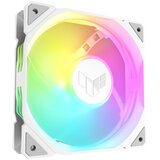 Asus TUF Gaming TR120 ARGB Reverse ventilator, 120mm PWM, bel, (21641266) Slike