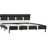  Za krevet od umjetne kože s LED svjetlom sivi 140x200 cm | shoptok.hr