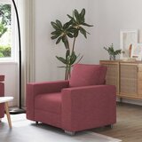 vidaXL Sofa s jastukom boja crnog vina 100 x 77 x 82 cm tkanina Cijene