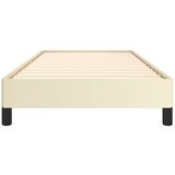 vidaXL Okvir za krevet krem 90x190 cm od umjetne kože | shoptok.hr