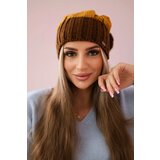  Cap with fleece Paris K212 mustard+brown Cijene
