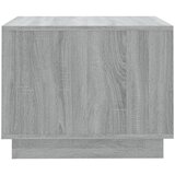  Stolić za kavu siva boja hrasta 55x55x43 cm konstruirano drvo | shoptok.hr