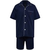 Polo Ralph Lauren Kratka pidžama mornarsko plava / bijela Cijene