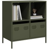  Komoda maslinastozelena 68x39x73,5 cm hladno valjani čelik | shoptok.hr