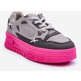 Kesi Women's platform sneakers grey Finos cene