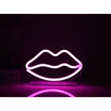 Lampa u obliku usana LED ljubičasta boja XL2761B