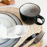 Salt&Pepper Črna/bež skodelica iz kamenine 420 ml Lunar – | Shoptok.si