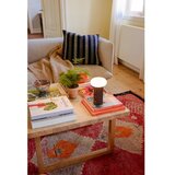 Hübsch Rjava kovinska LED zatemnitvena namizna svetilka s steklenim senčilom (višina 20 cm) Low – | Shoptok.si