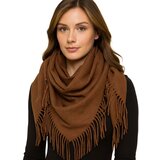 Pri One-color shawl shlik scarf with fringe GRACE | shoptok.hr
