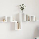  Zidna polica bijela 104,5 x 10 x 43 cm od konstruiranog drva | shoptok.hr