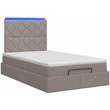  Krevet od pjene s madracem i LED-om Sivosmeđa 120 x 200 cm | shoptok.hr