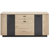Hom`in komoda, antracit, barve hrasta | Shoptok.si