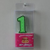  Svećica BROJ 1 visina9cm | ePonuda.com