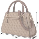 Guess Ročna torbica 'Noelle II' rjava / kapučino | Shoptok.si