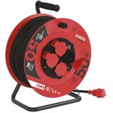  Produžni kabl na bubnju sa 4 utičnice, 50 m, crvene boje, IP44 | Eponuda.com
