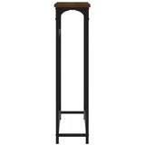  Konzolni stol smeđa boja hrasta 75x19 5x75 cm konstruirano drvo | shoptok.hr