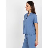 Sublevel Blouse-D73761M11063B-blue | Shoptok.si