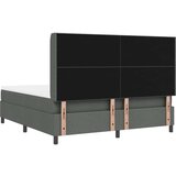  Postelja z vzmetnico Temno siva 180x200 cm Tkanina, (22050373) | Shoptok.si