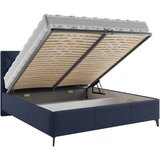 MID.YOU OBLAZINJENA POSTELJA 180 cm x 200 cm , tekstil temno modra | Shoptok.si