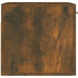  Stenska omarica dimljeni hrast 80x35x36,5 cm konstruiran les, (20740585) | Shoptok.si