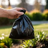 Vrećice za pseći izmet 750 kom crne 30 x 20 cm PE