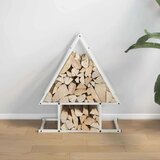  stojalo za drva belo 50x25x60 cm hladno valjano jeklo | Shoptok.si