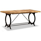  Blagovaonski Stol Masivno Grubo Obrađeno Drvo Manga 180 cm | shoptok.hr