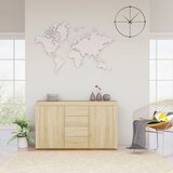 vidaXL Komoda boja hrasta sonome 120 x 36 x 69 cm od iverice | shoptok.hr