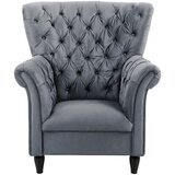MID.YOU FOTELJ Z OPORO ZA GLAVO, siva tekstil | Shoptok.si