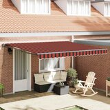 vidaXL retraktilna tenda oranžna in rjava 400x300 cm | Shoptok.si
